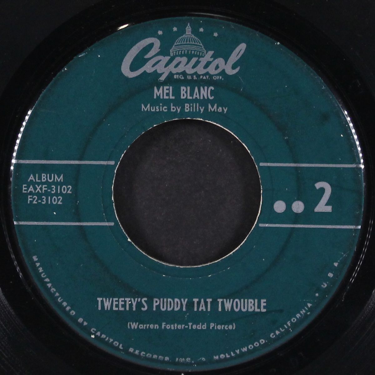 tweety's puddy tat twouble by MEL BLANC