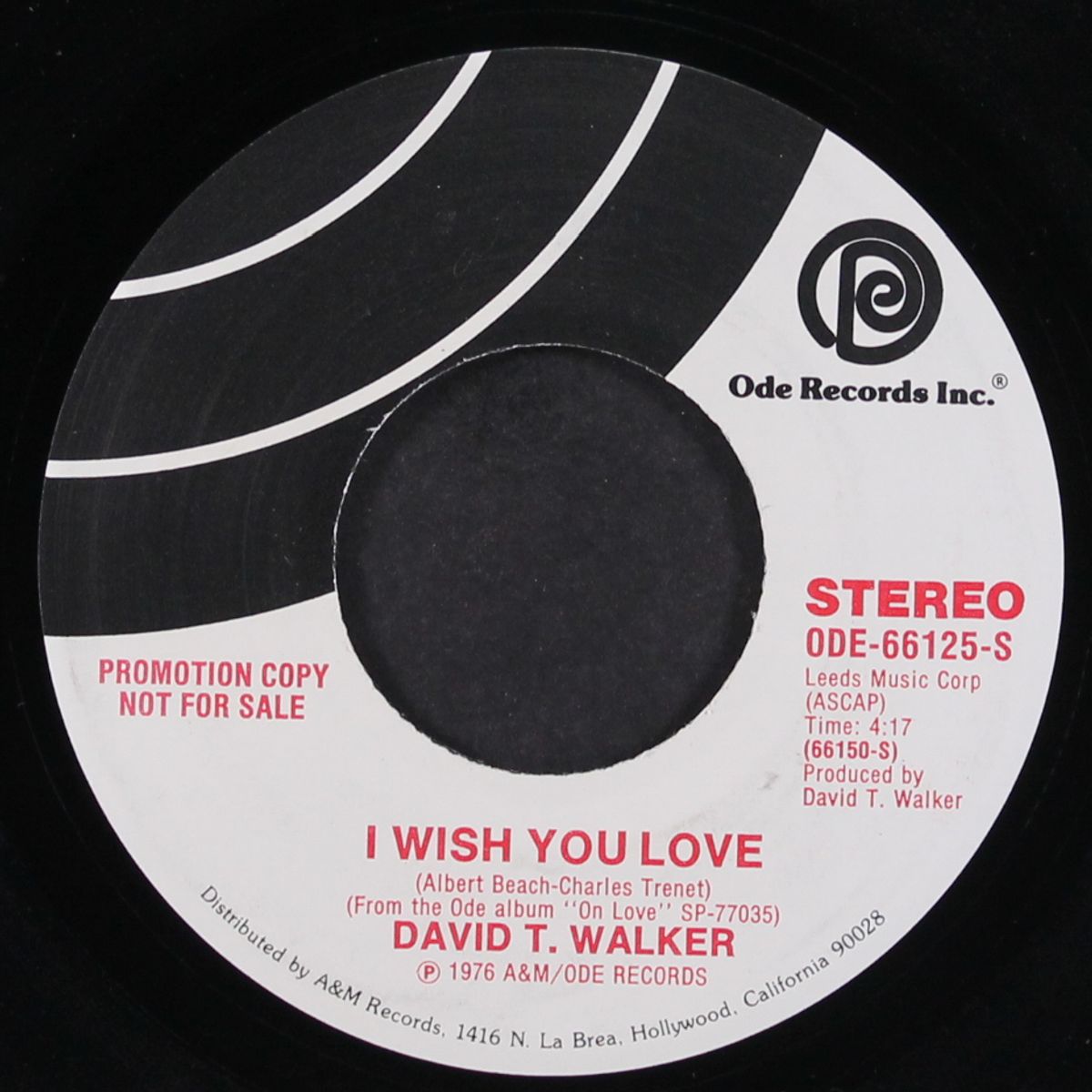 i wish you love / mono by DAVID T. WALKER