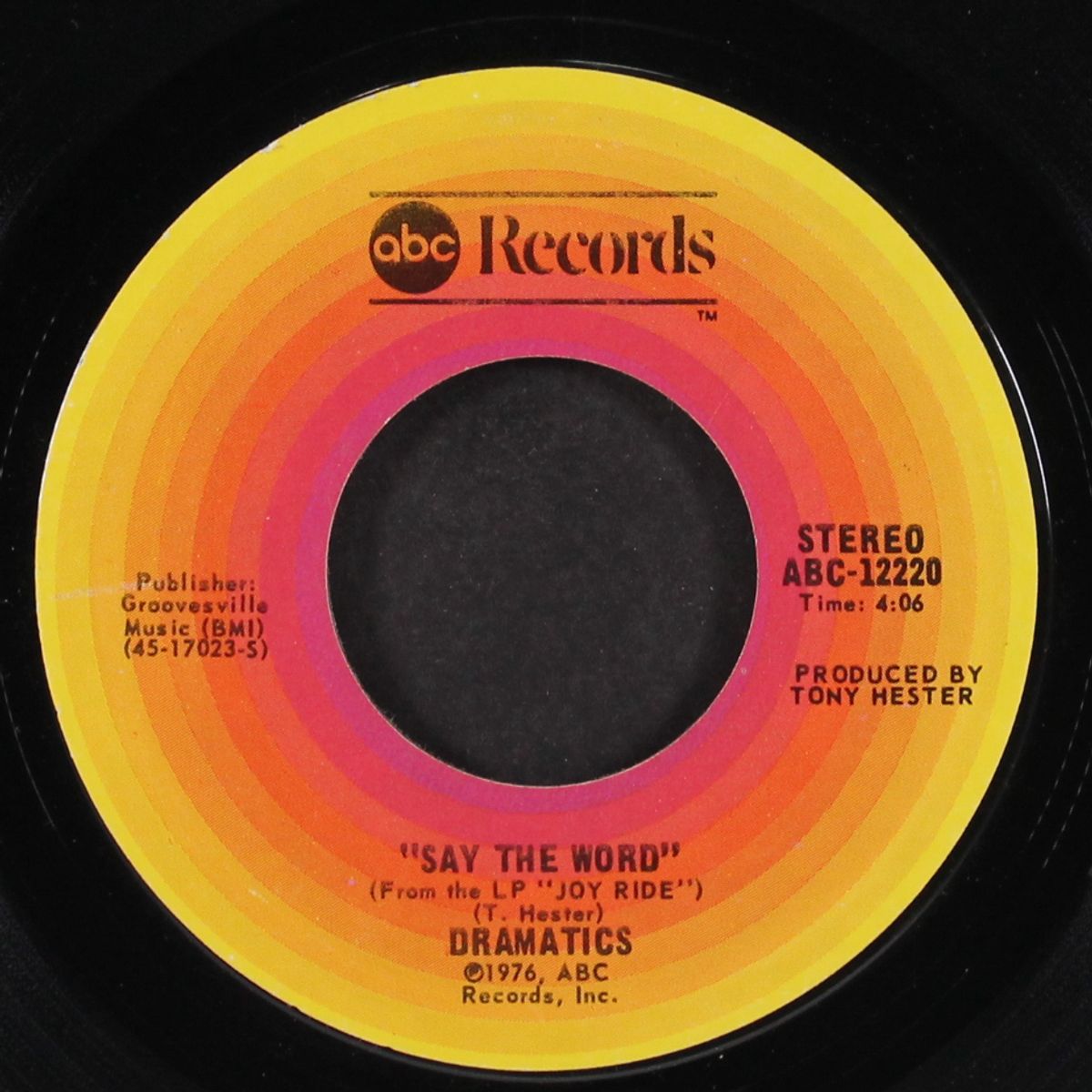 finger fever / say the word by DRAMATICS