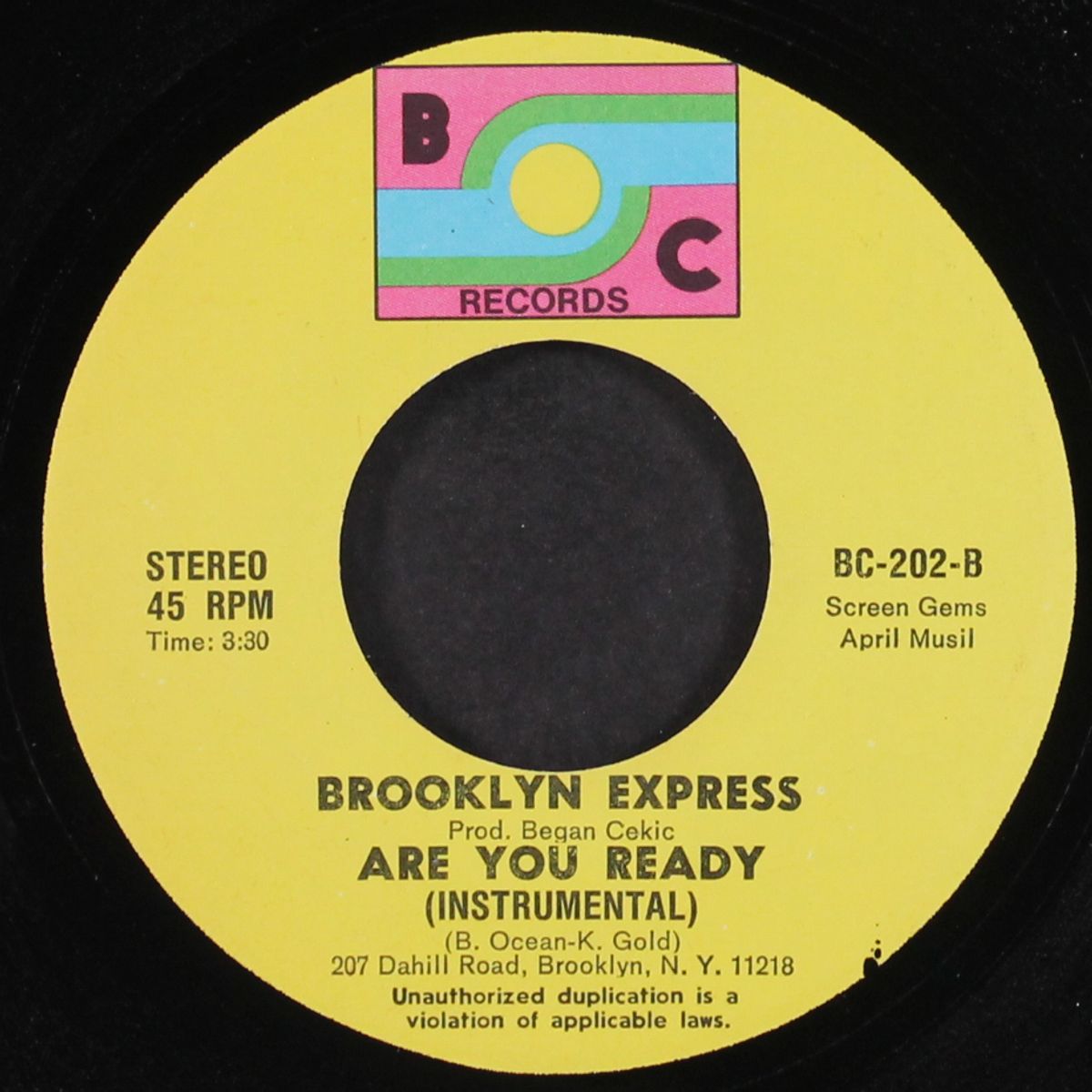 are you ready / instrumental by BROOKLYN EXPRESS
