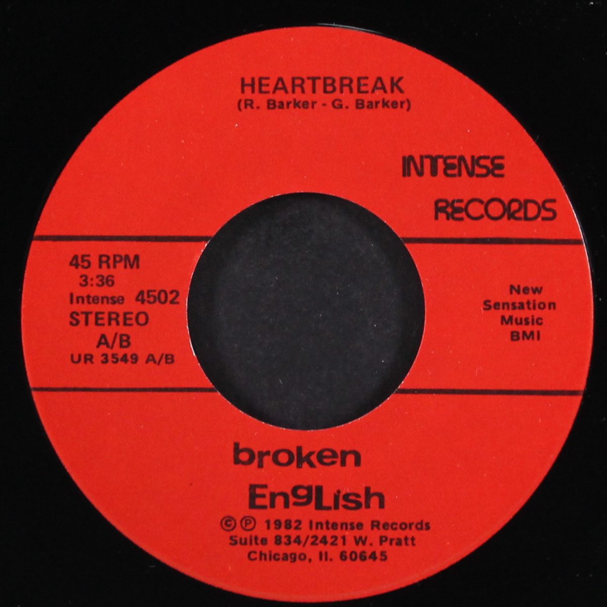 in love with me / heartbreak by BROKEN ENGLISH