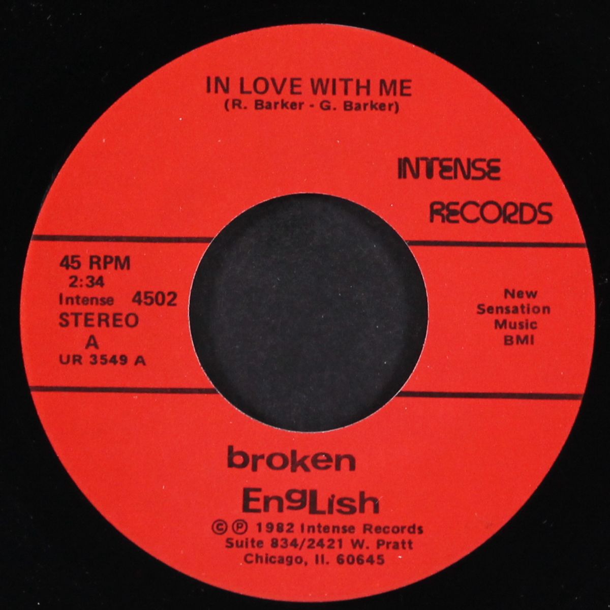 in love with me / heartbreak by BROKEN ENGLISH