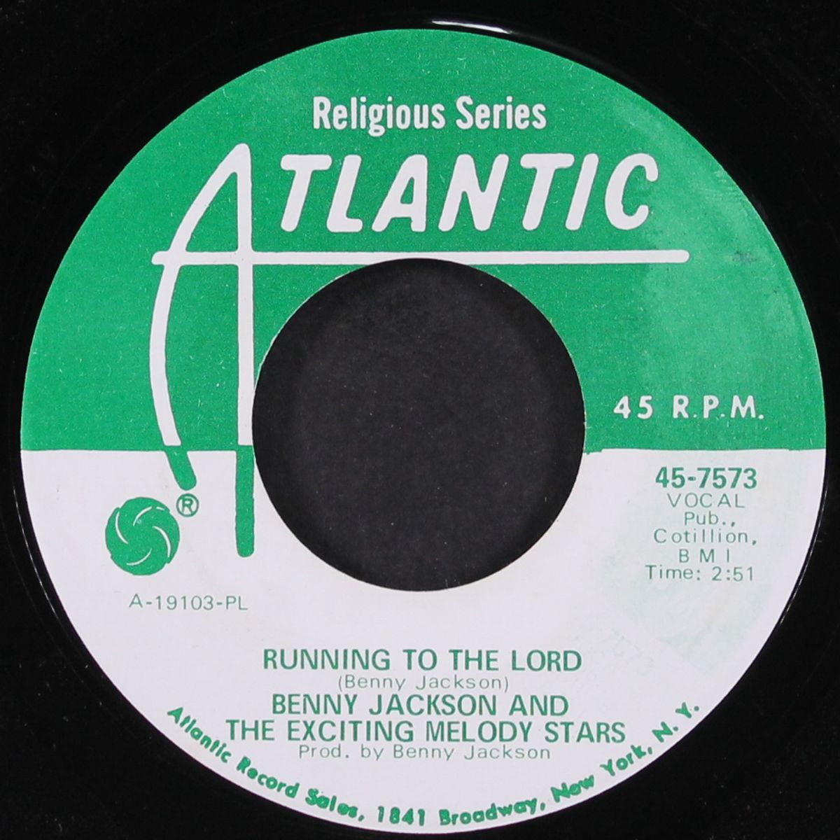 the love of god / running to the lord by BENNY JACKSON & EXCITING MELODY STARS