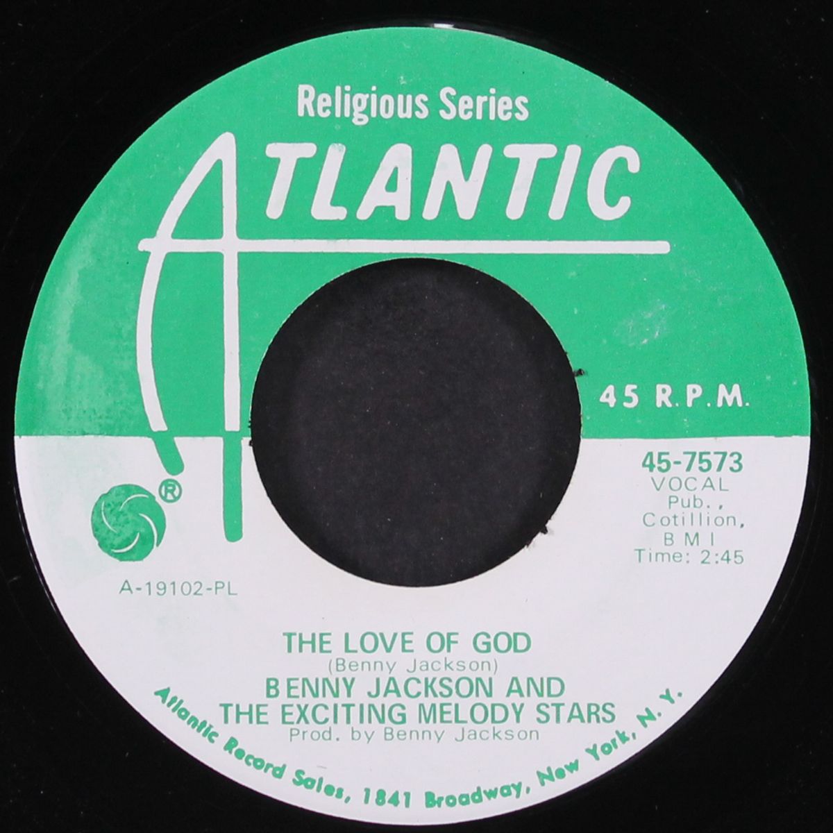 the love of god / running to the lord by BENNY JACKSON & EXCITING MELODY STARS
