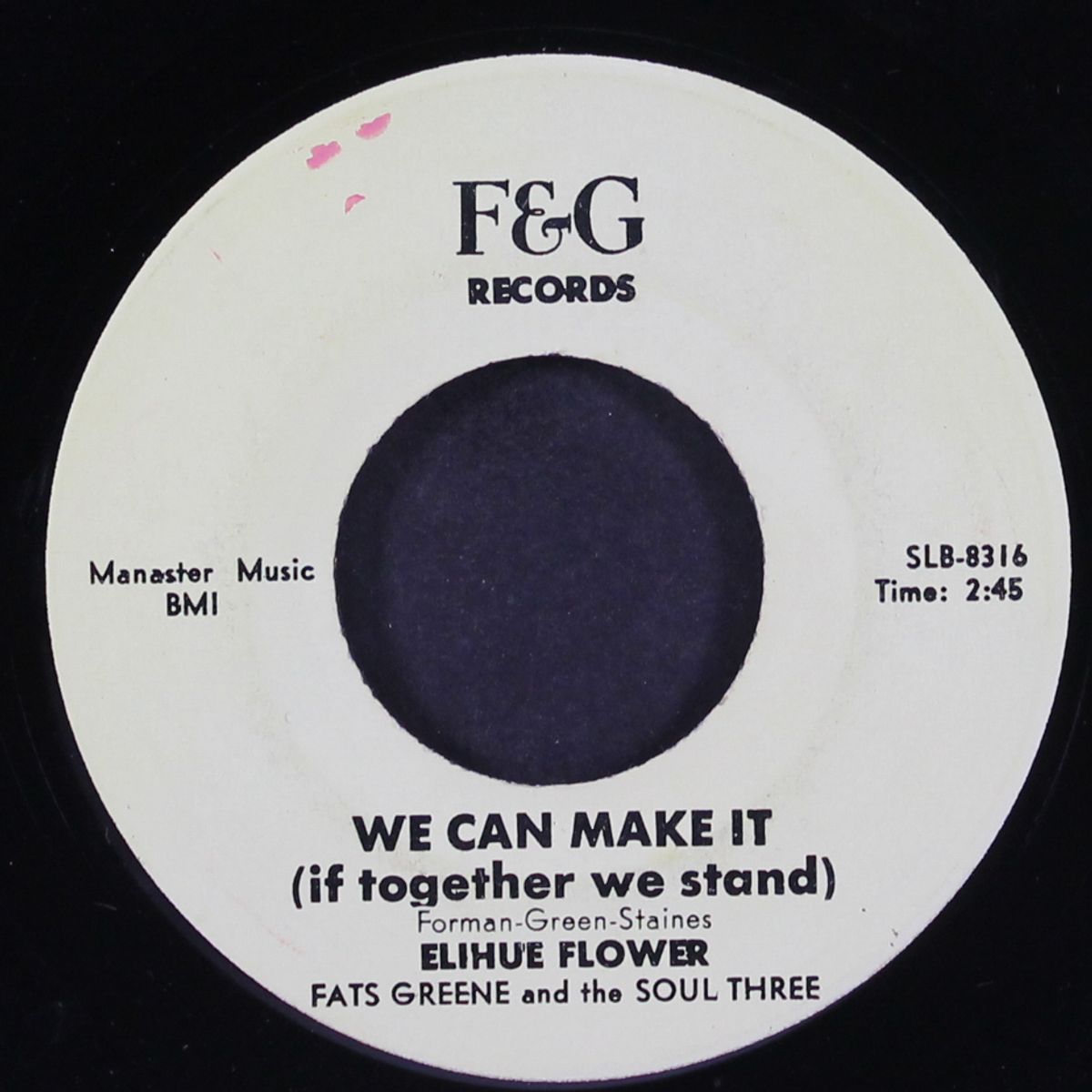 what's the use of my living / we can make it by ELIHUE FLOWER