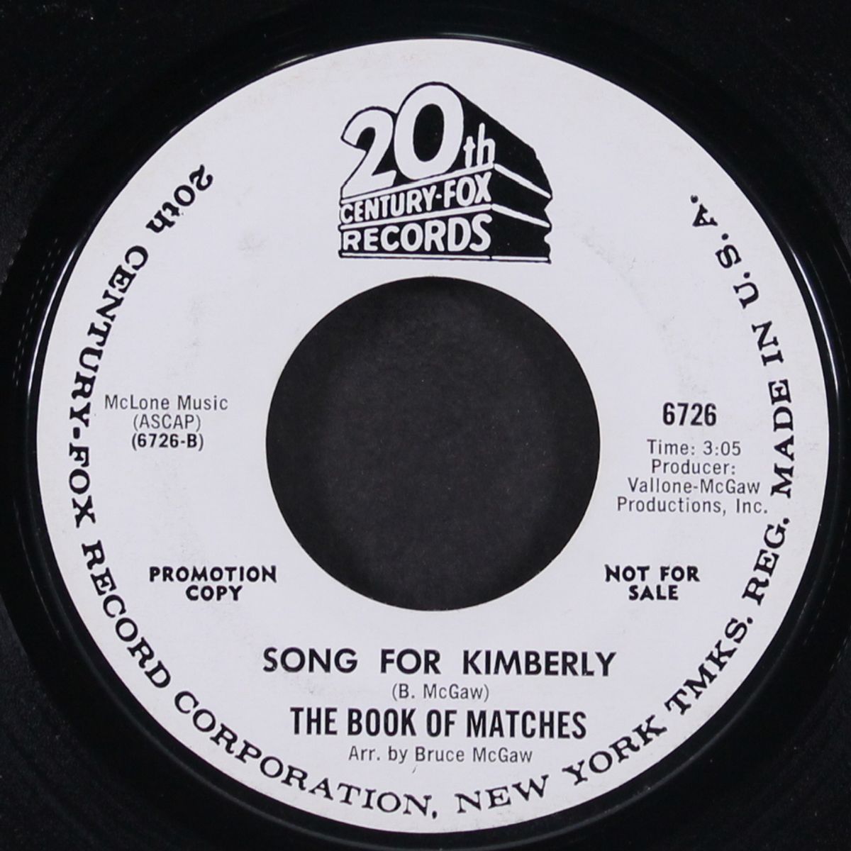 bad times good times / song for kimberley by BOOK OF MATCHES