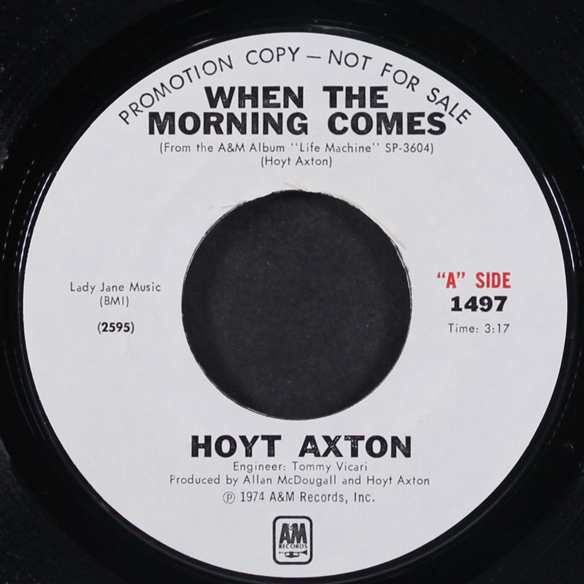 billie's theme / when the morning comes by HOYT AXTON