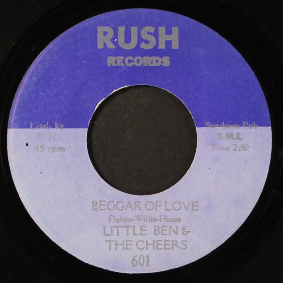brown eye'd devil / beggar of love by LITTLE BEN & CHEERS