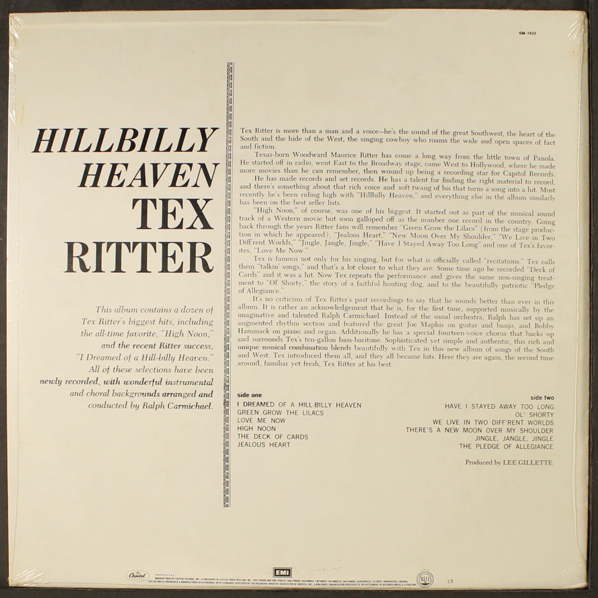 hillbilly heaven by TEX RITTER