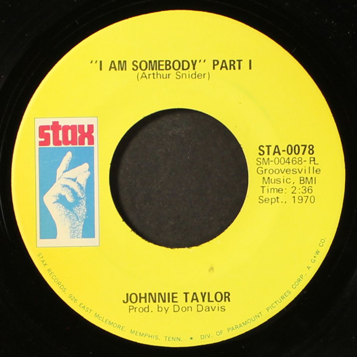 i am somebody / part 2 by JOHNNIE TAYLOR