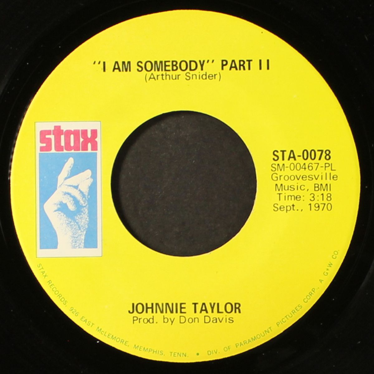 i am somebody / part 2 by JOHNNIE TAYLOR