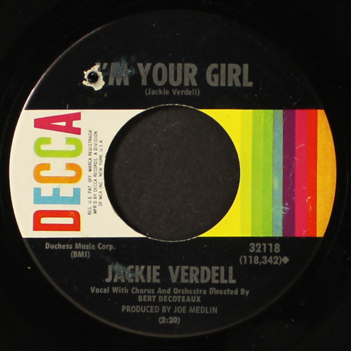 are you ready for this / i'm your girl by JACKIE VERDELL