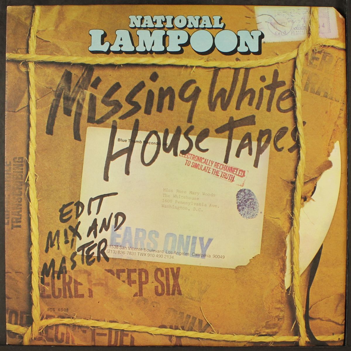 missing white house tapes by NATIONAL LAMPOON
