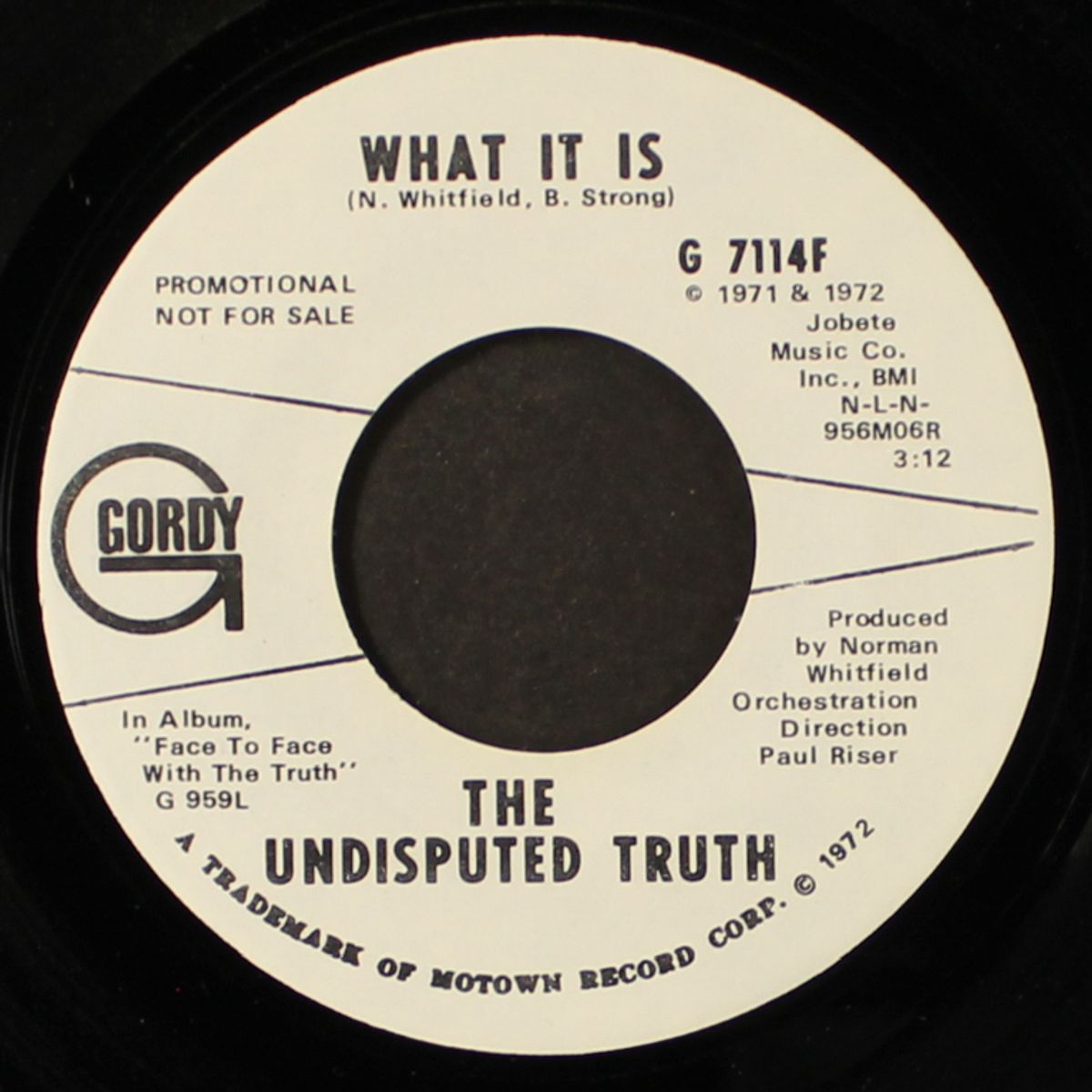 what it is / same by UNDISPUTED TRUTH