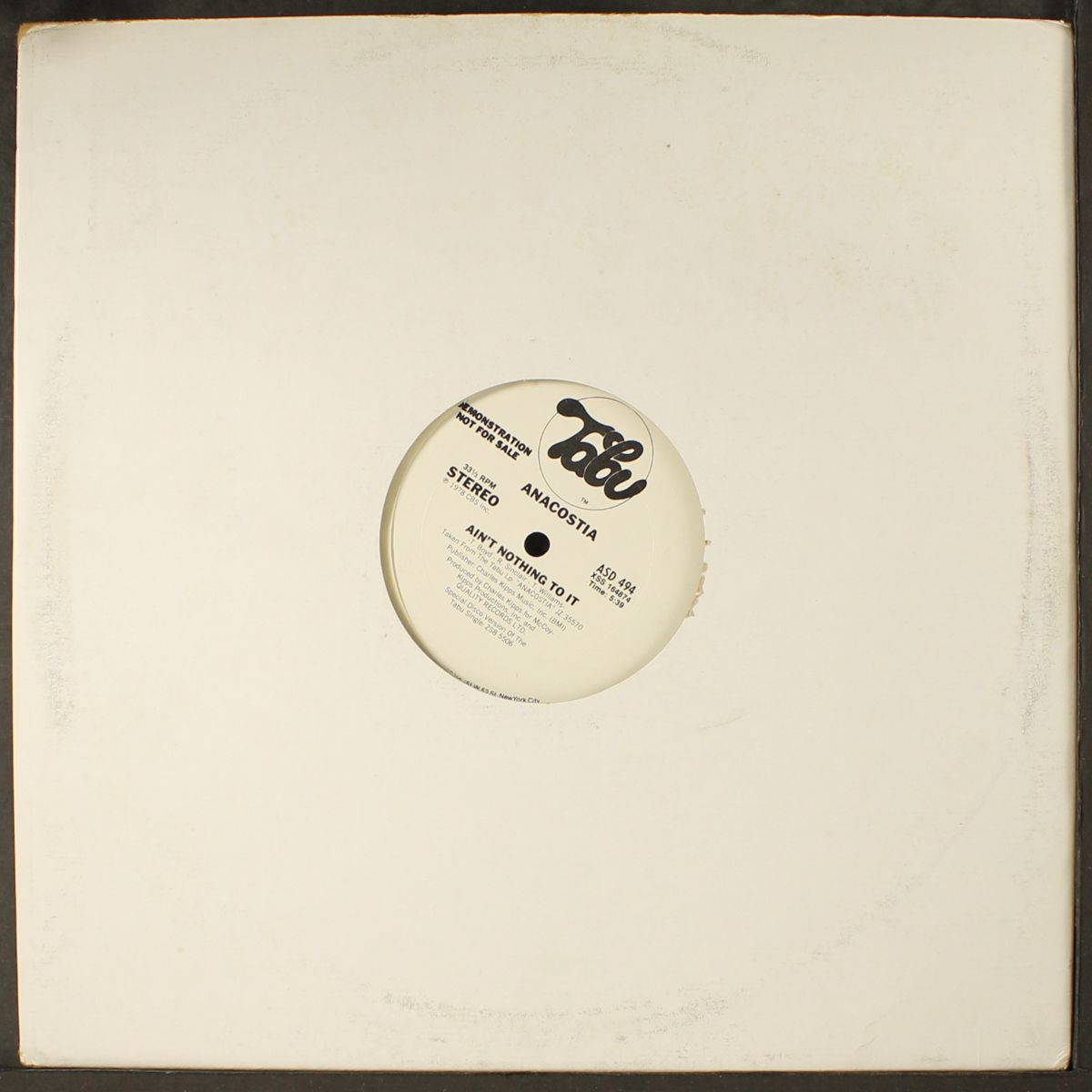 ain't nothing to it / anything for you by ANACOSTIA