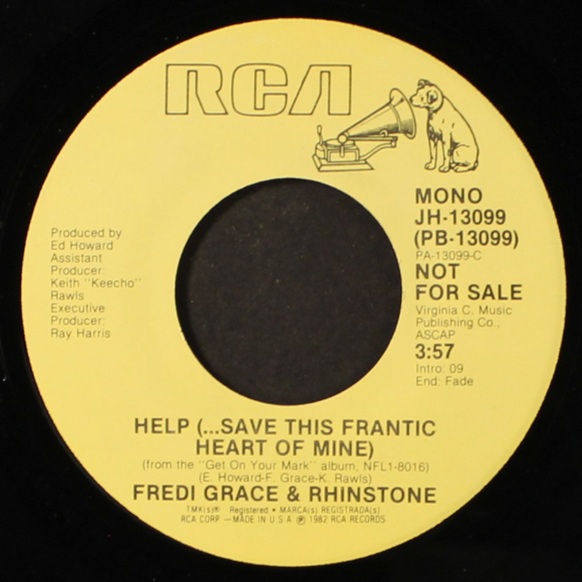 help (...save this frantic heart of mine) / mono by FREDI GRACE & RHINSTONE
