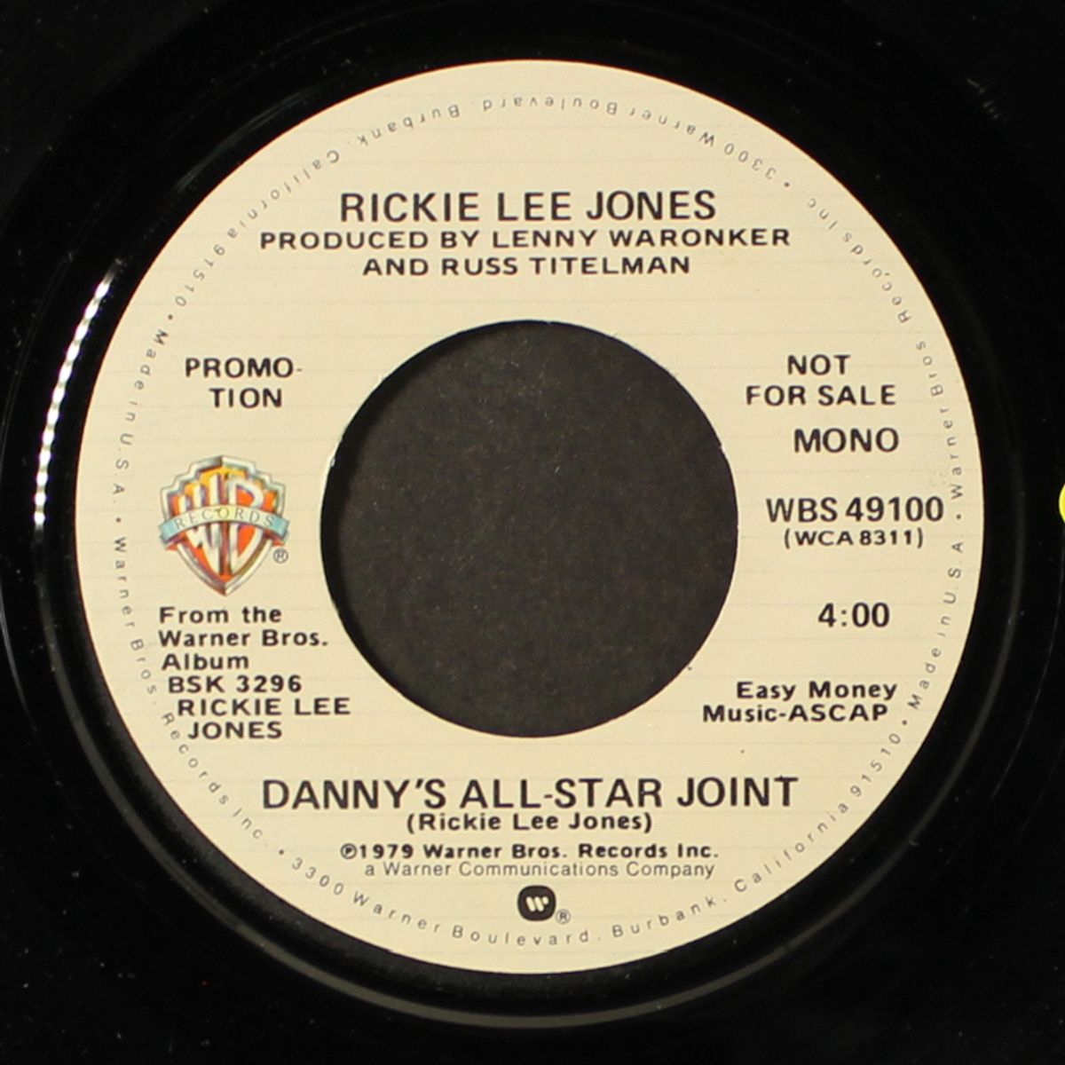 danny's all-star joint by RICKIE LEE JONES