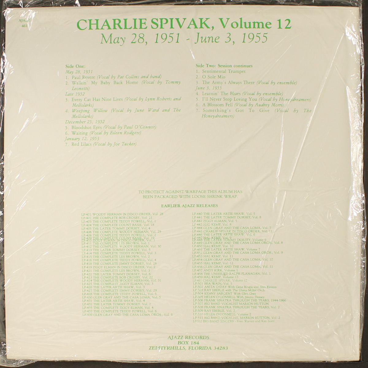 volume 12, 1951-1955 by CHARLIE SPIVAK