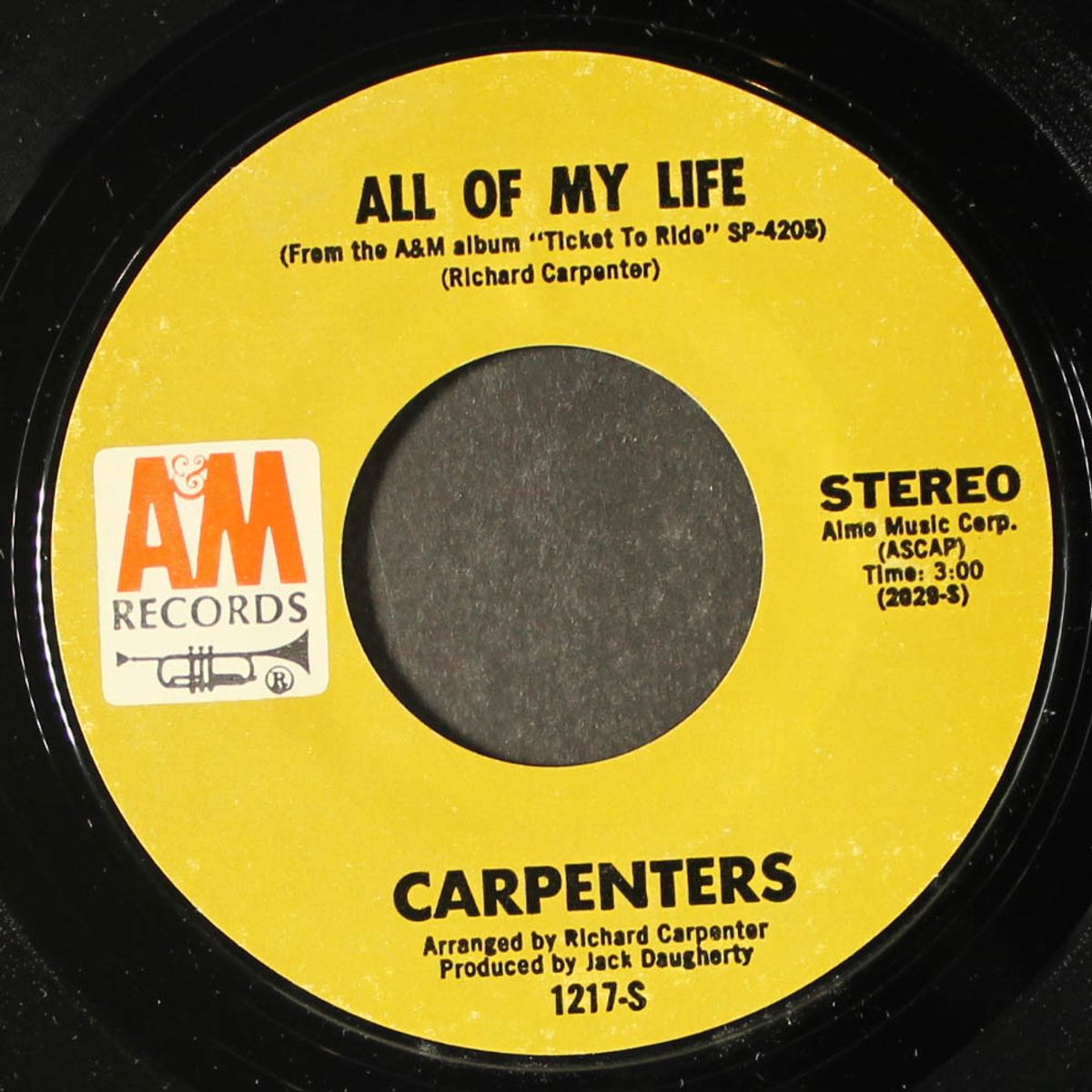 we've only just begun / all of my life by CARPENTERS