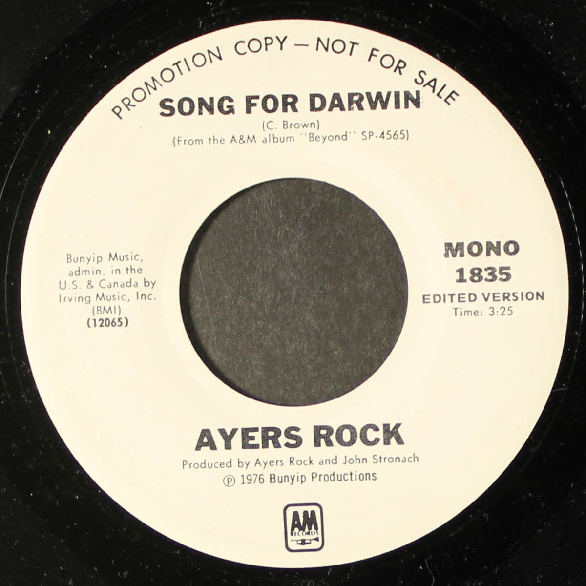 song for darwin / mono by AYERS ROCK