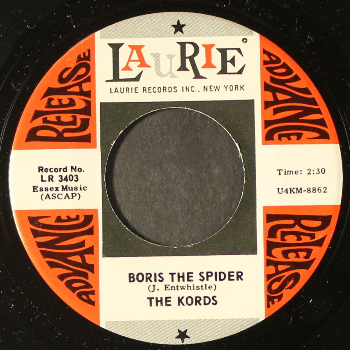 boris the spider / it's all in my mind by KORDS