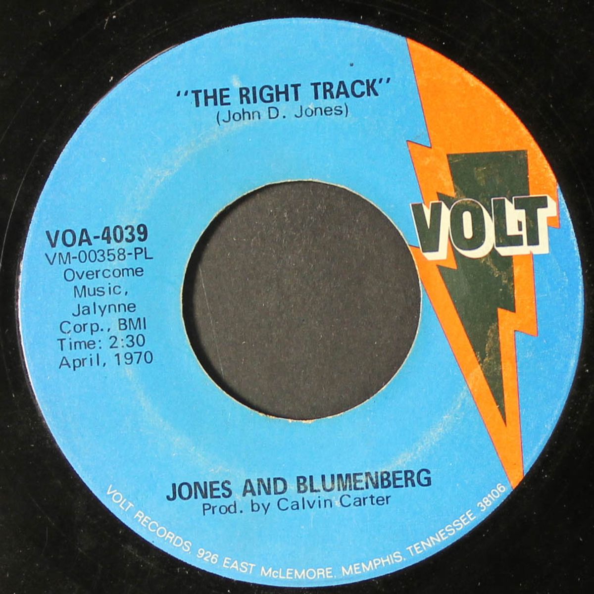 the right track / i forgot to remember by JONES & BLUMENBERG