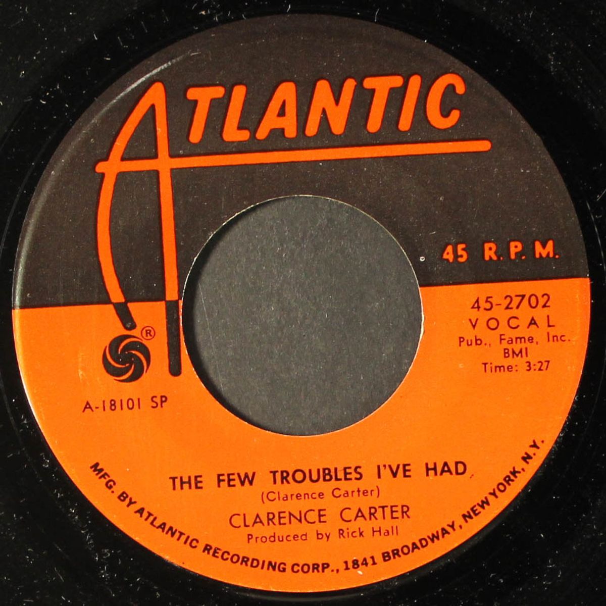 take it off him and put it on me / the few troubles i've had by CLARENCE CARTER