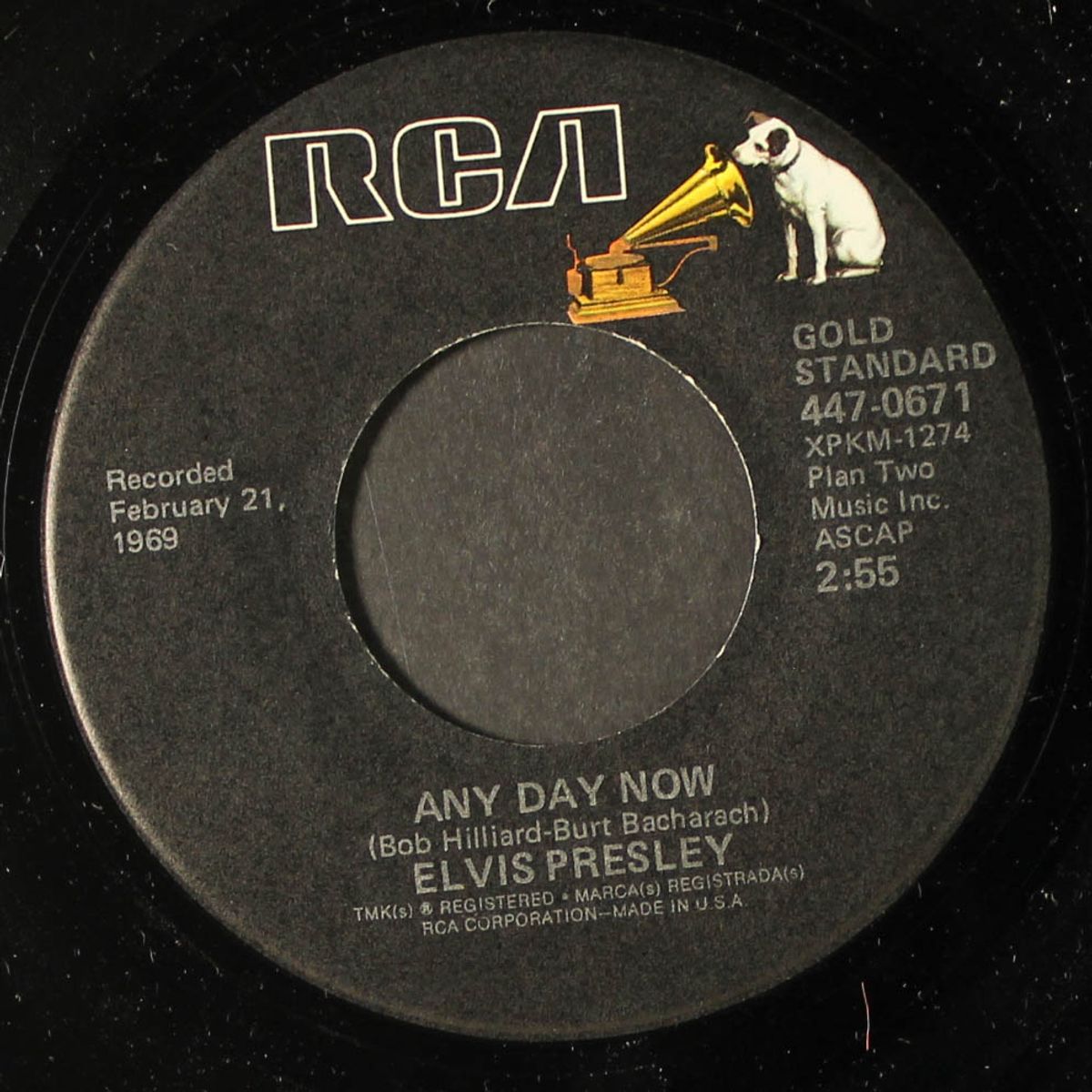 in the ghetto / any day now by ELVIS PRESLEY