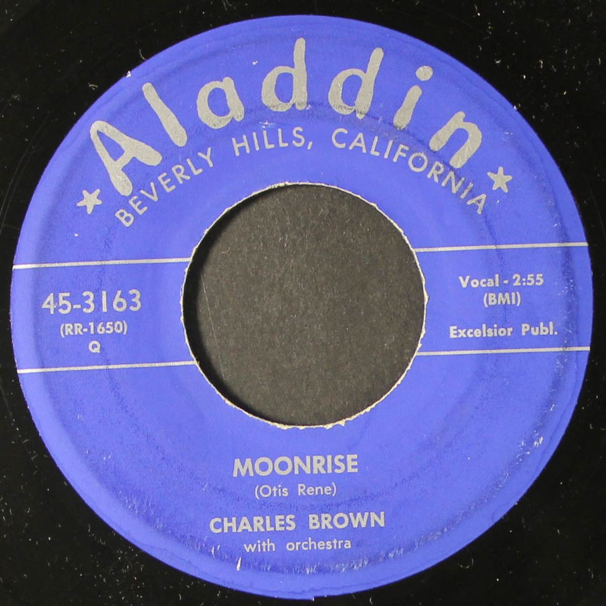 evening shadows / moonrise by CHARLES BROWN