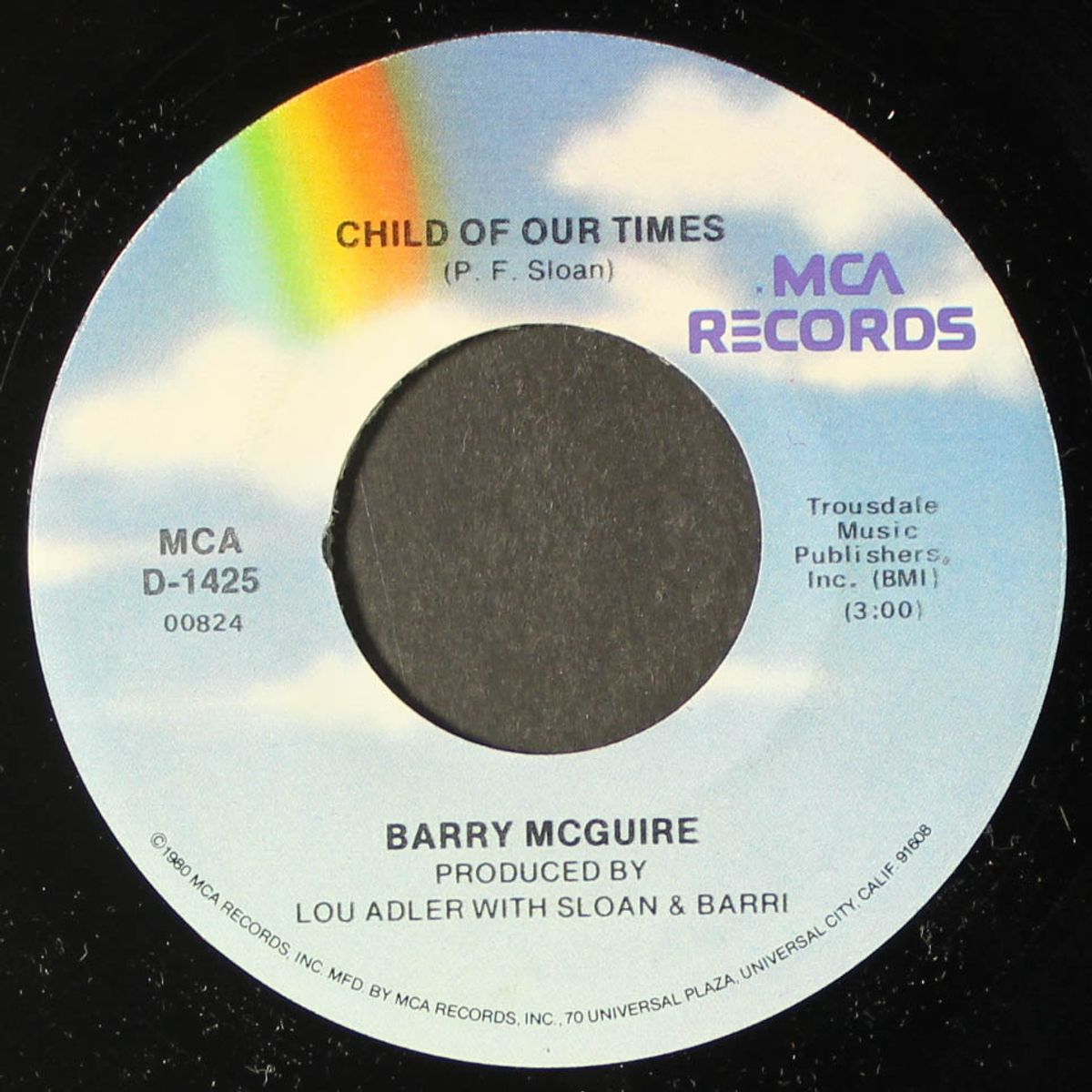 eve of destruction / child of our times by BARRY MCGUIRE
