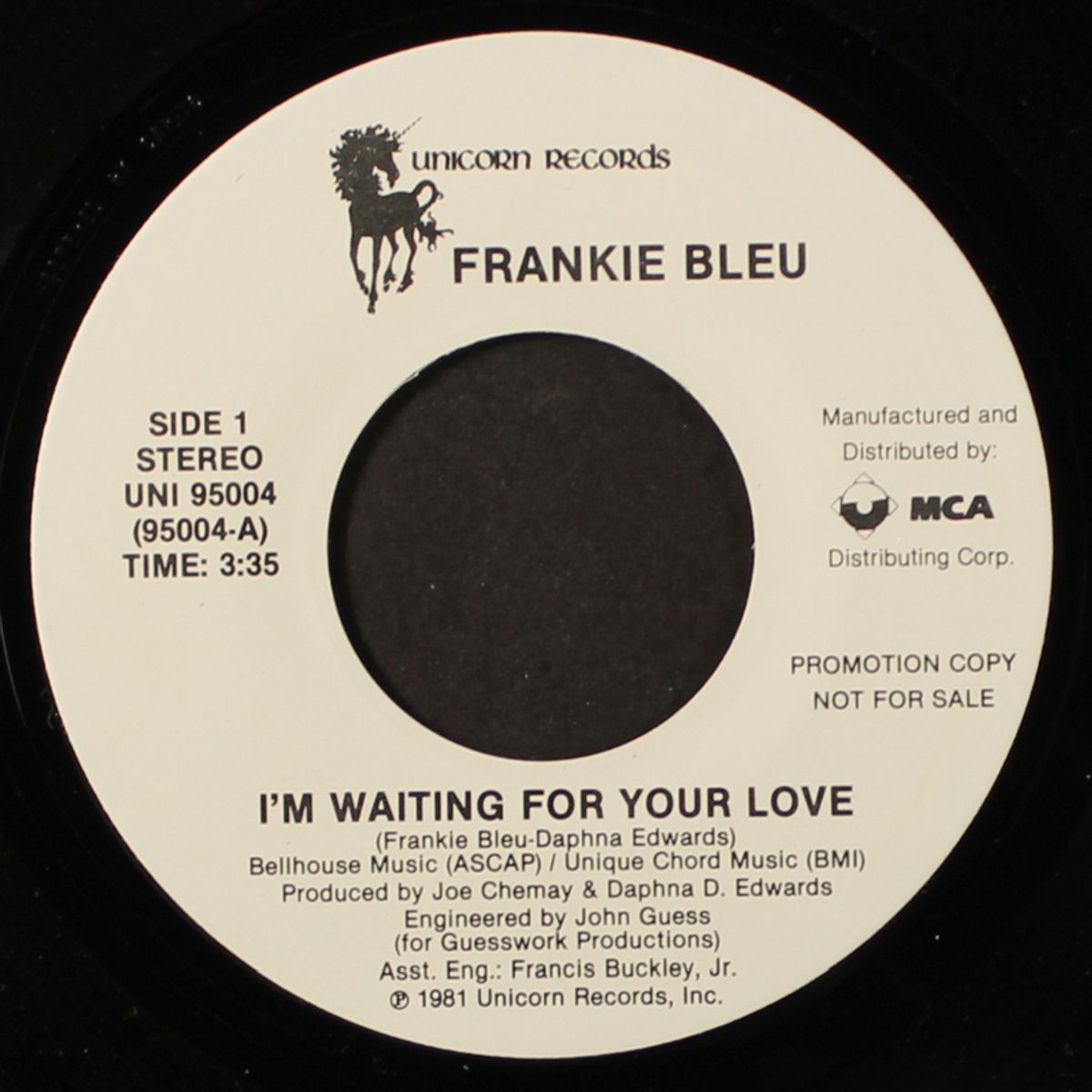 i'm waiting for your love / same by FRANKIE BLEU