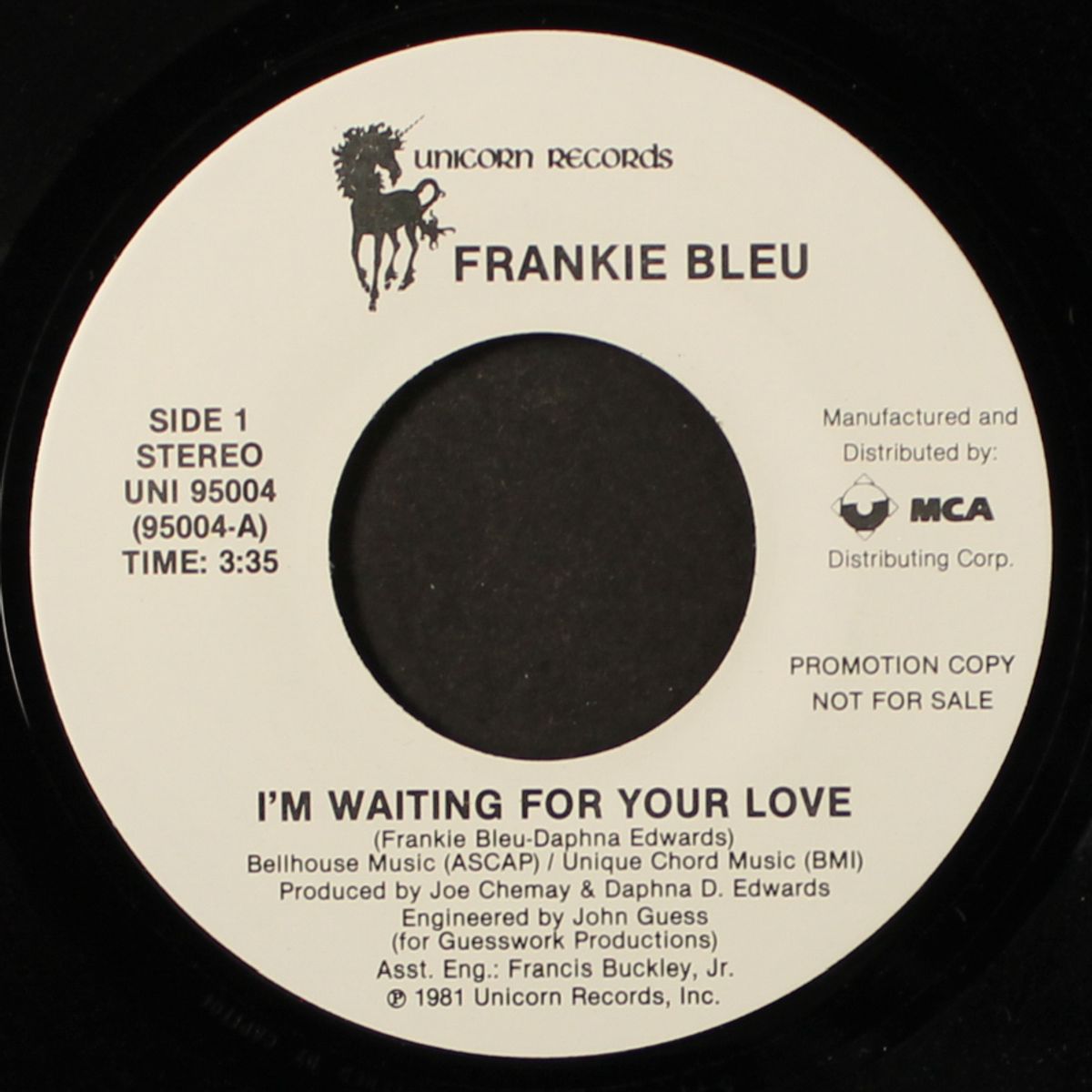i'm waiting for your love / same by FRANKIE BLEU