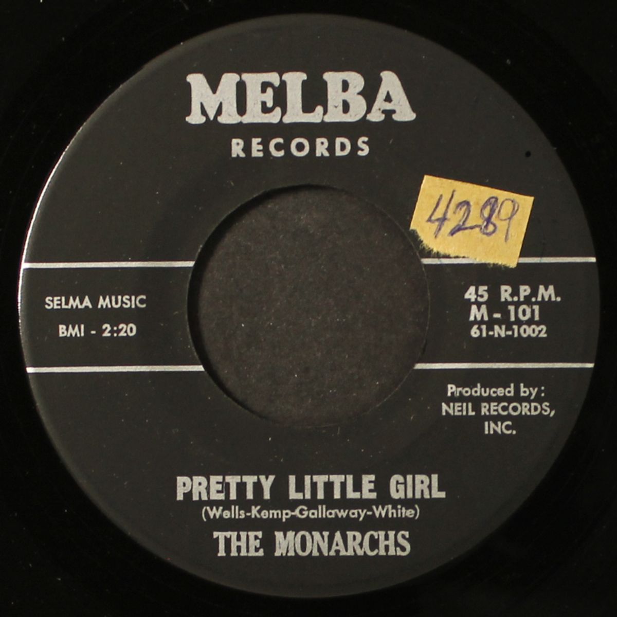 pretty little girl / in my younger days by MONARCHS
