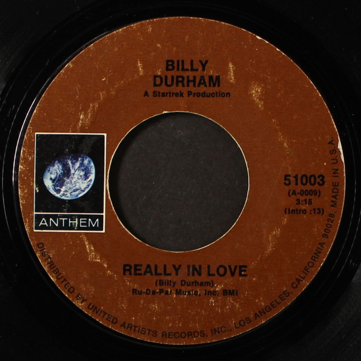 let me be the one / really in love by BILLY DURHAM