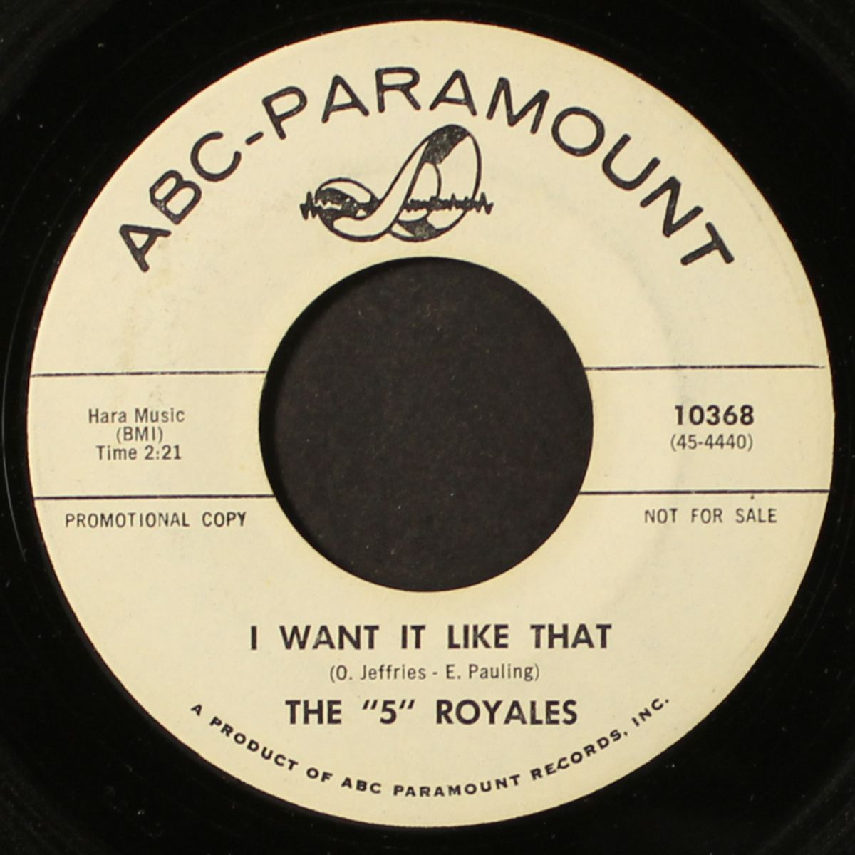what's in the heart / i want it like that by 5 ROYALES