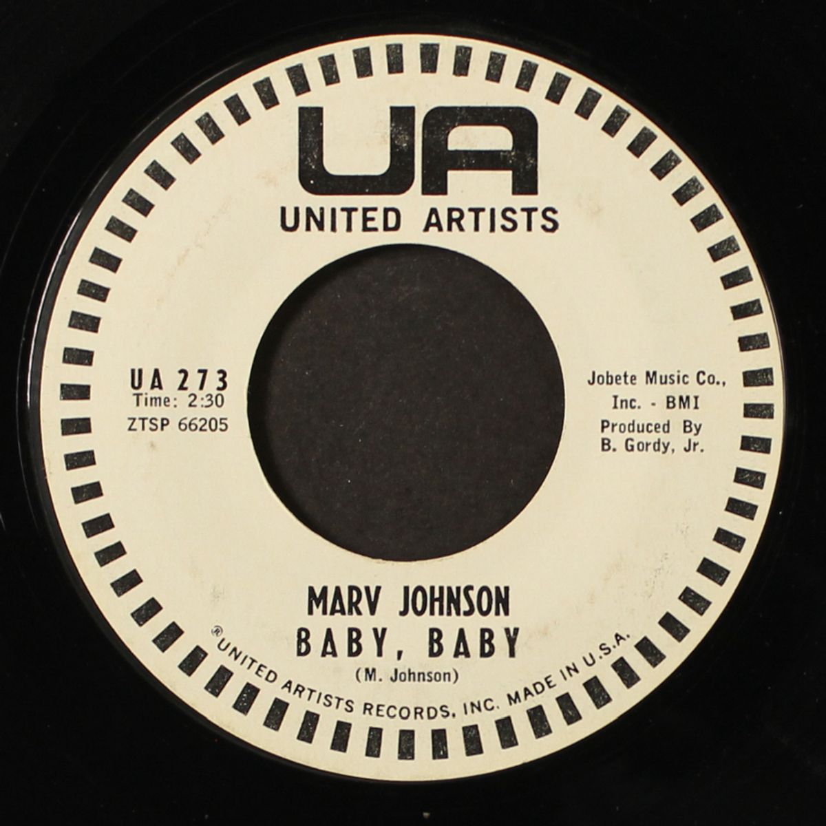 happy days / baby, baby by MARV JOHNSON