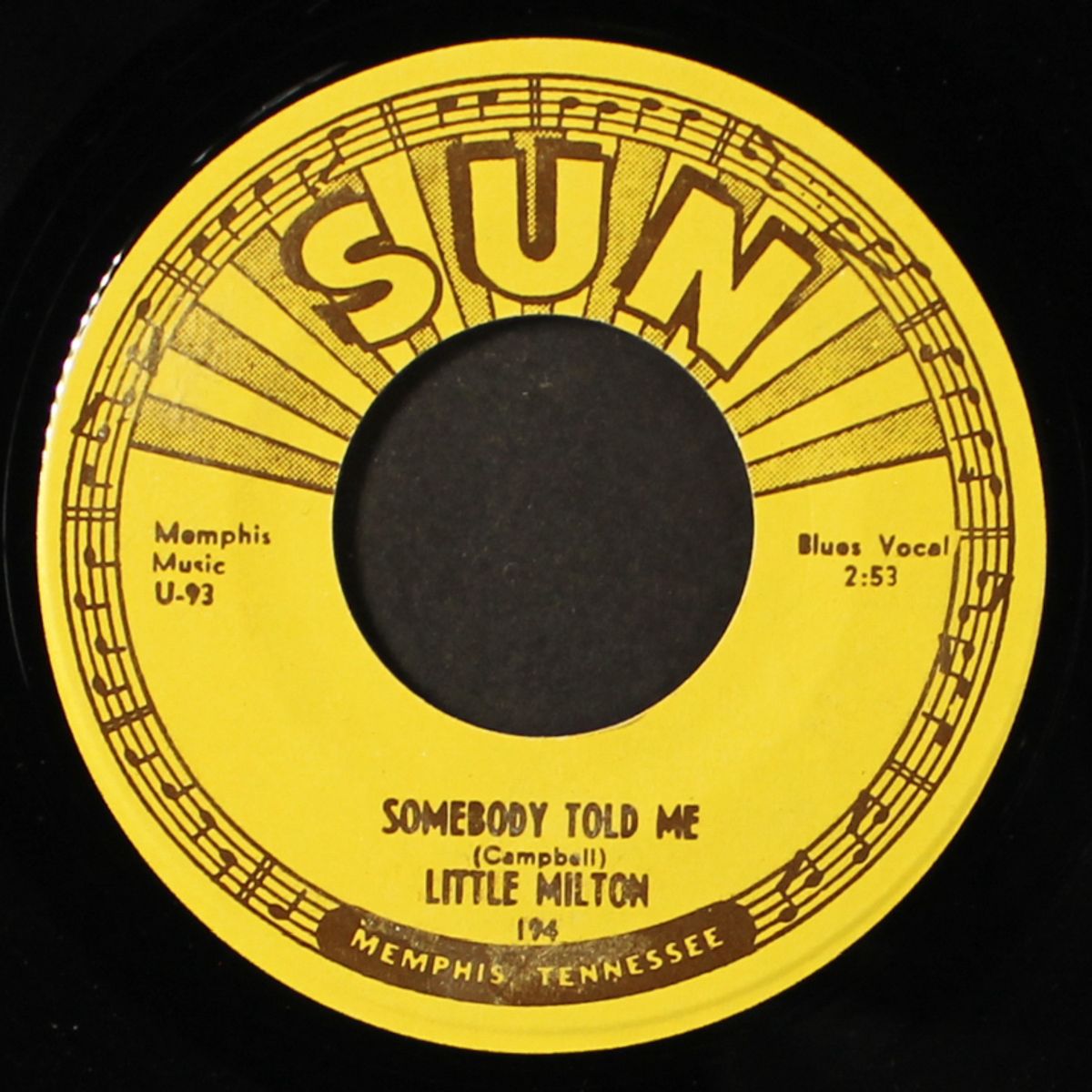 beggin' my baby / somebody told me by LITTLE MILTON