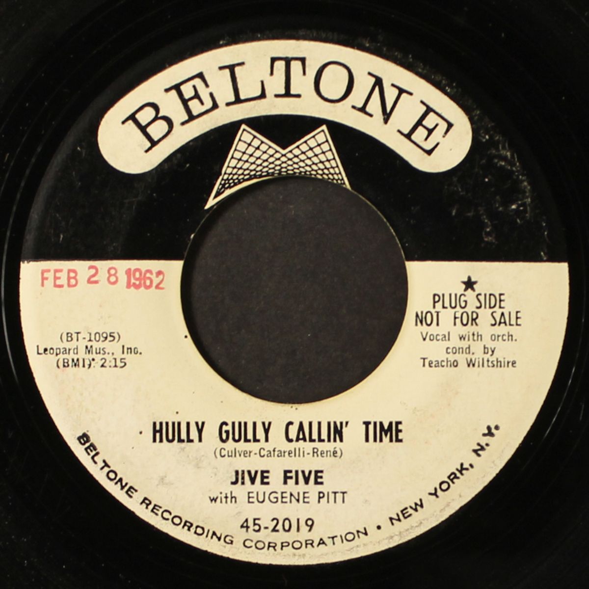 no not again / hully gully callin' me by JIVE FIVE