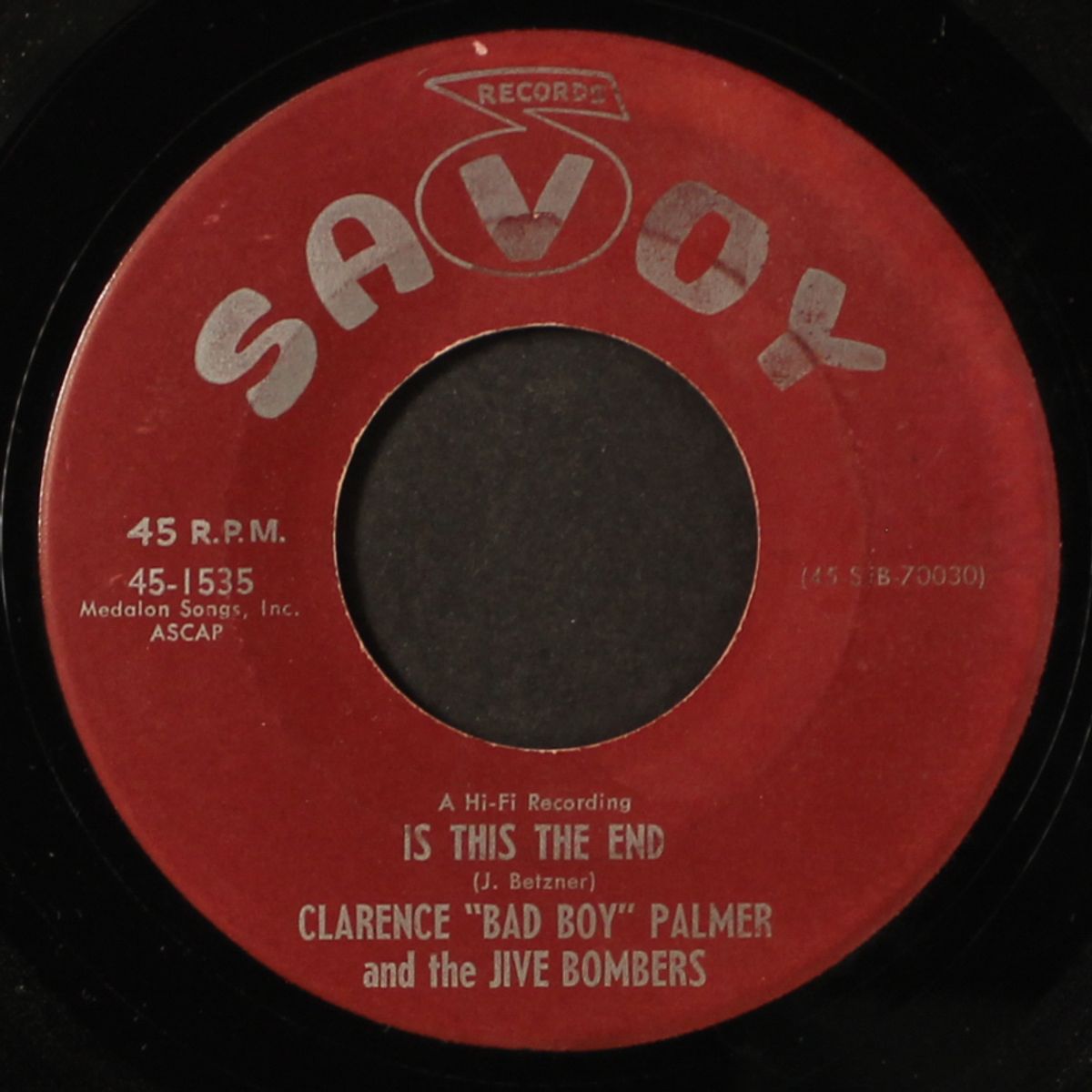 is this the end by JIVE BOMBERS