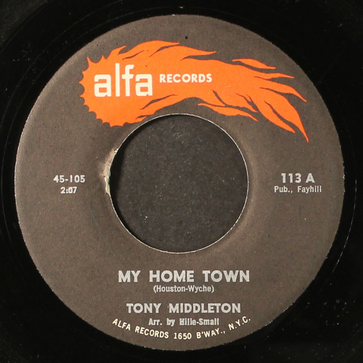 my home town by TONY MIDDLETON