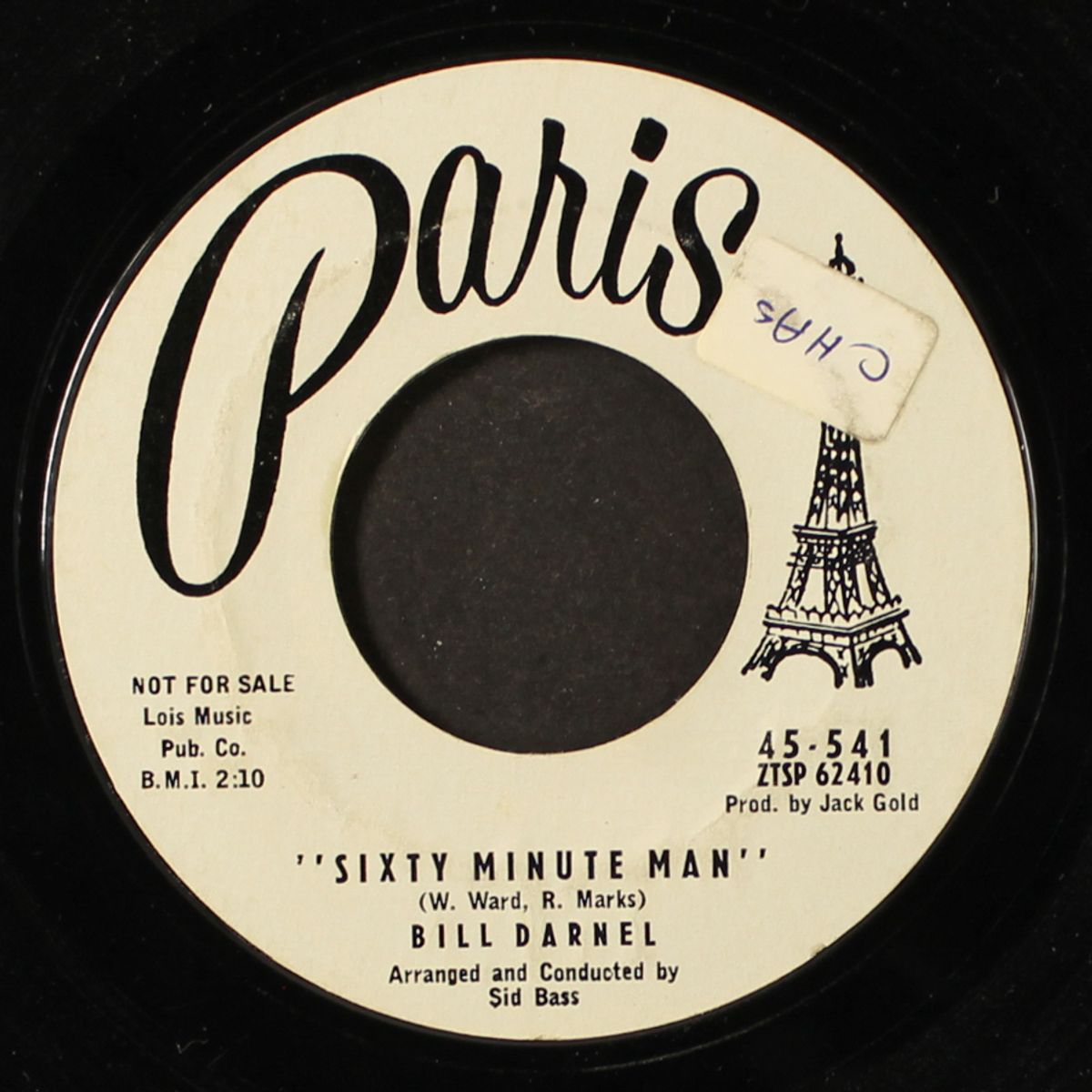 sixty minute man by BILL DARNEL