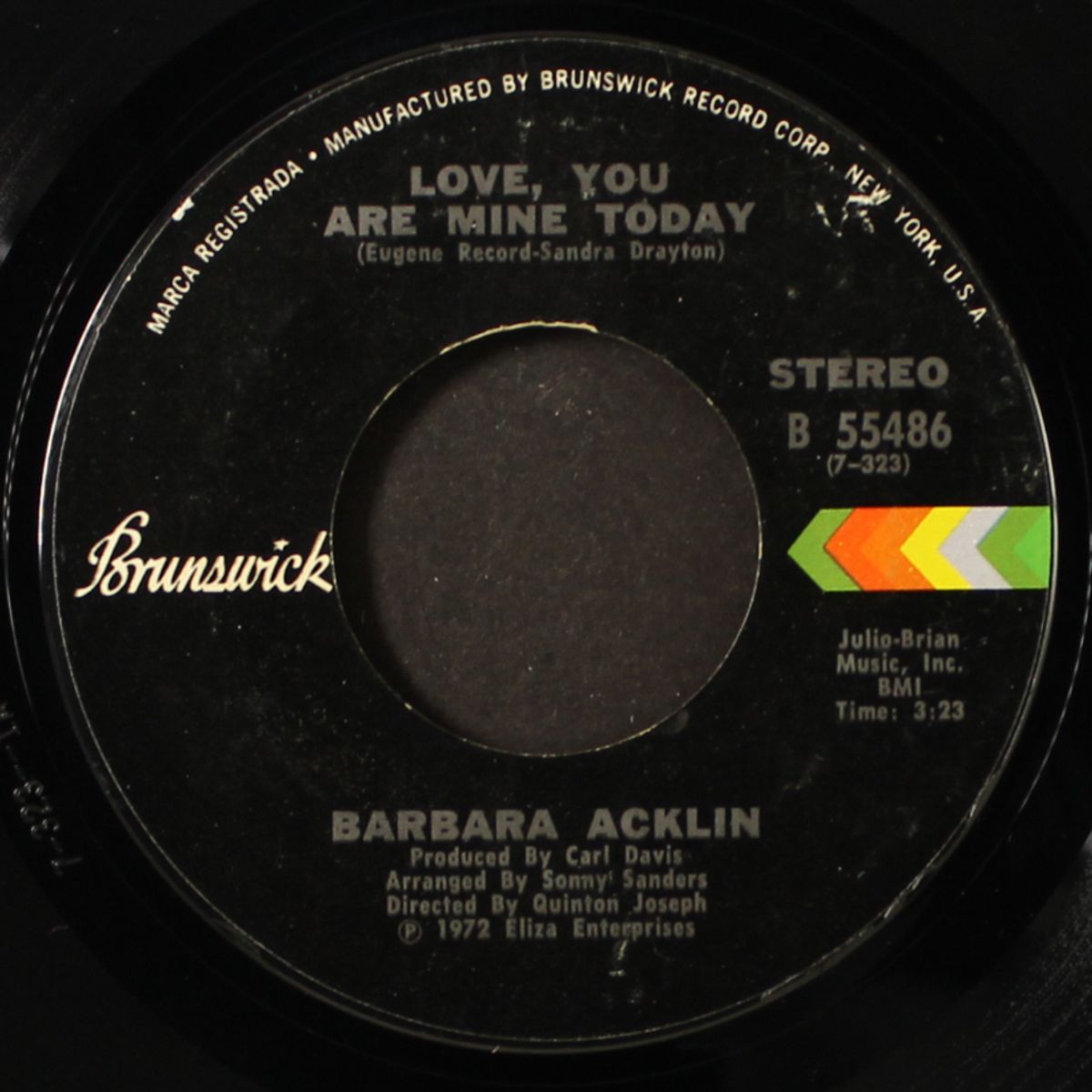 love, you are mine today / i call it trouble by BARBARA ACKLIN