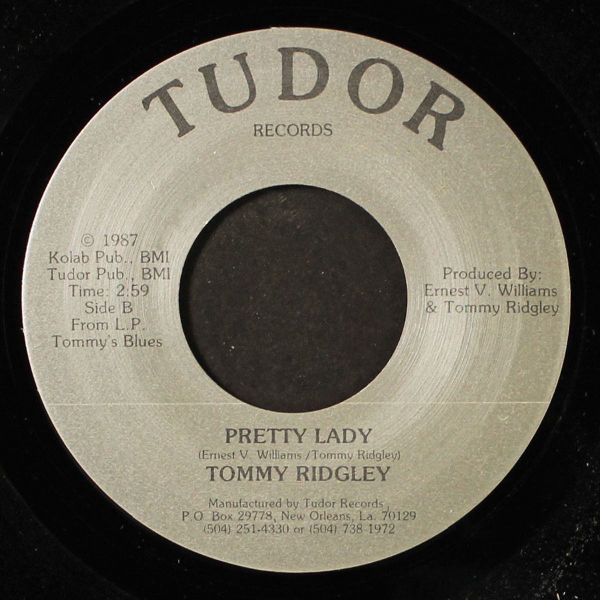 pretty lady / all i want for christmas by TOMMY RIDGLEY