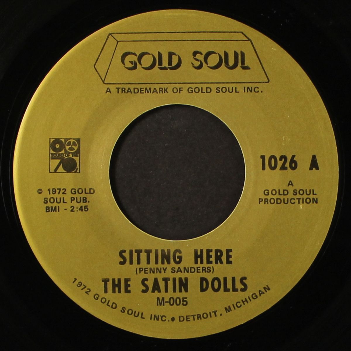 who took the sun away / sitting here by SATIN DOLLS