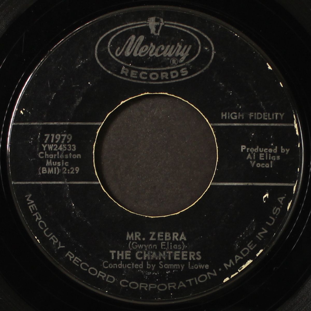 she's coming home / mr. zebra by CHANTEERS