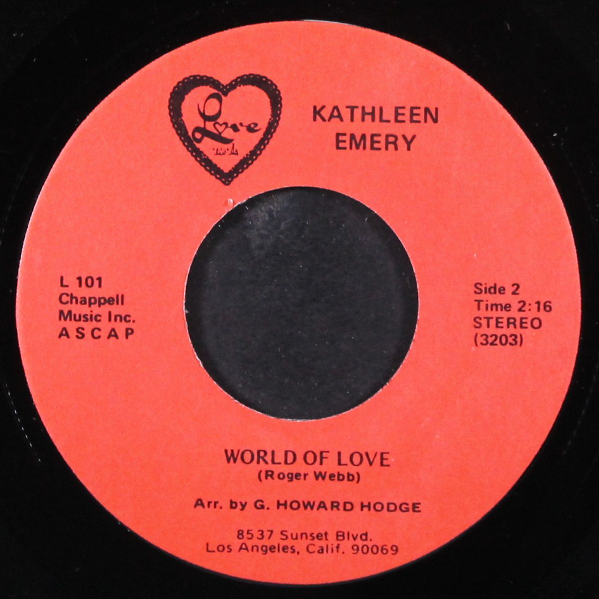 world of love / someone else may be there by KATHLEEN EMERY