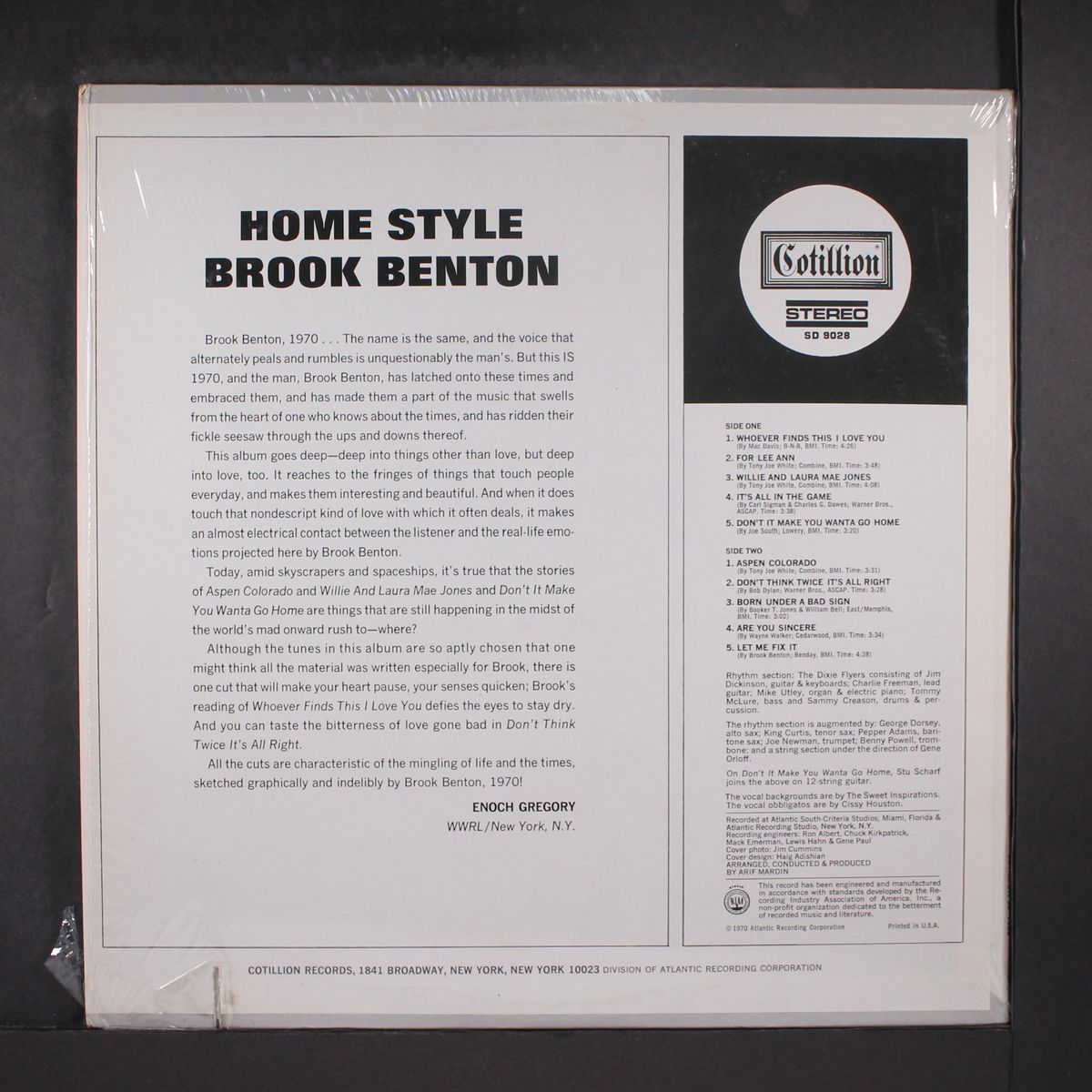 home style by BROOK BENTON