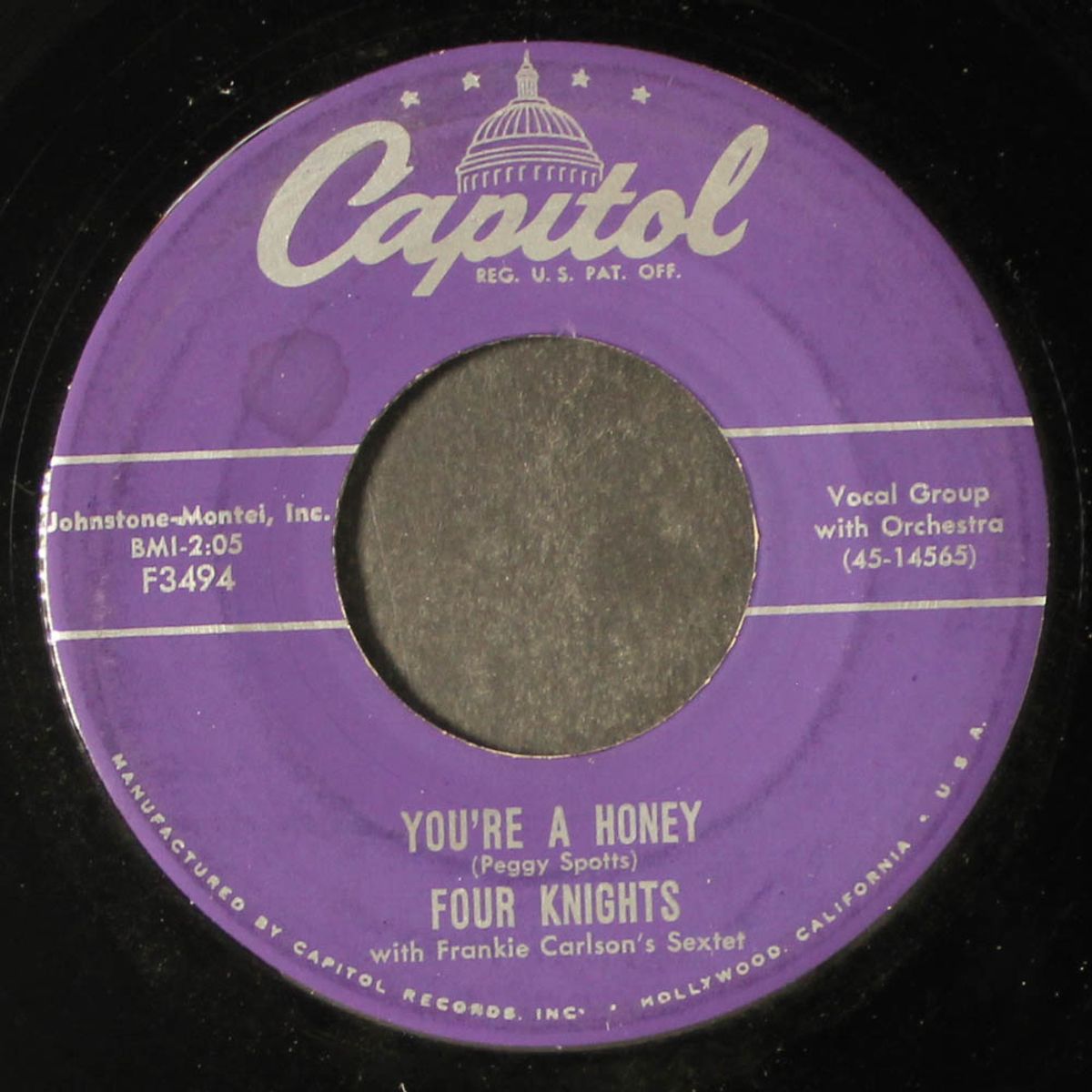 you're a honey / don't depend on me by FOUR KNIGHTS