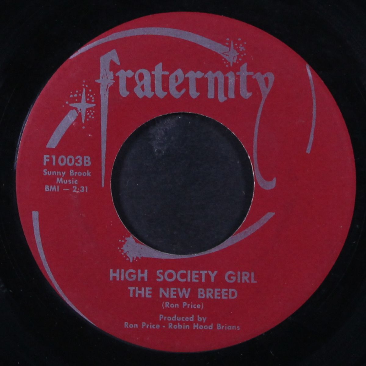 high society girl / i'd like to see her again by NEW BREED