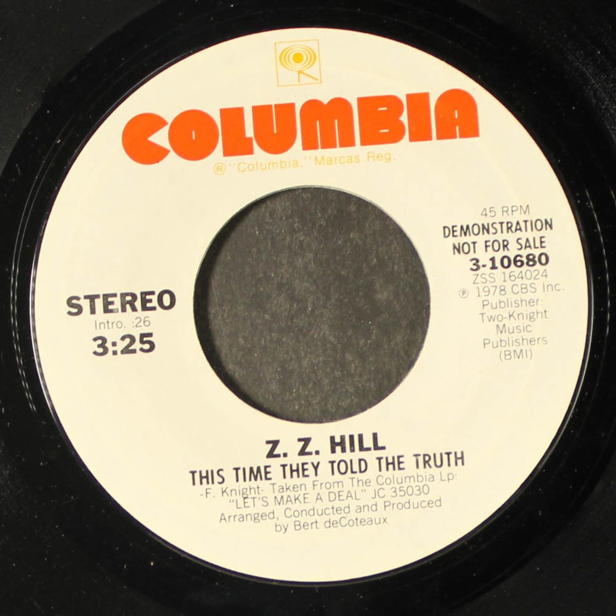 this time they told the truth / mono by Z.Z. HILL